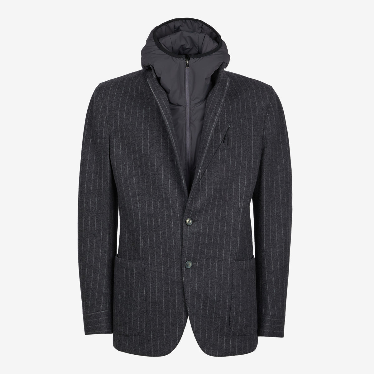 Sease Blazer con cappuccio - Grigio scuro