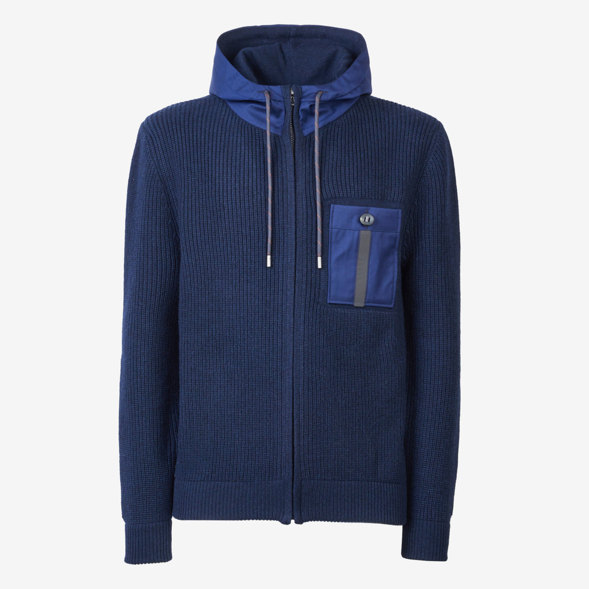 Sease Felpa con cappuccio Full Zip F7 - Blu Navy