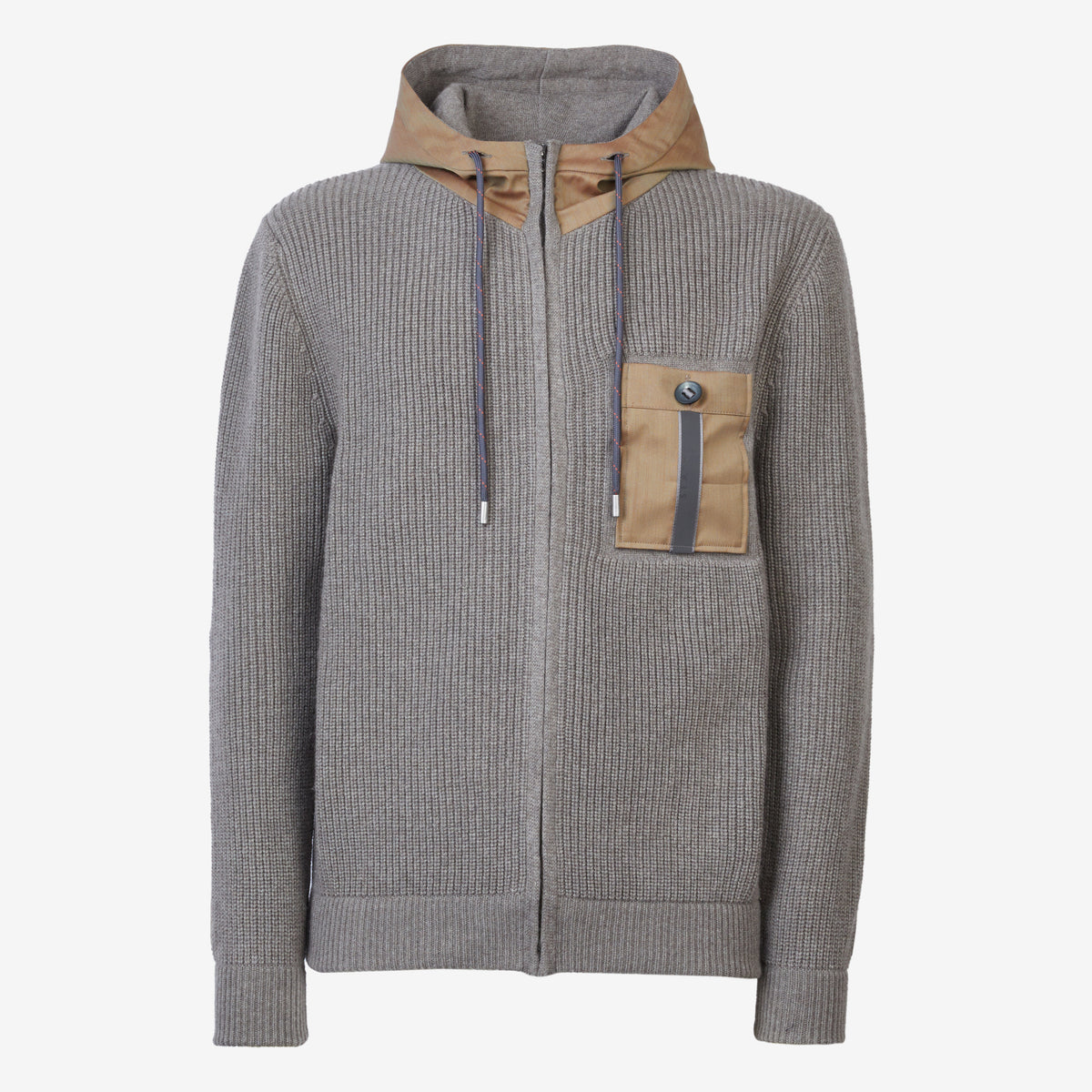 Sease Felpa con cappuccio Full Zip F7 - Marrone Wombat