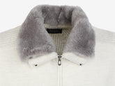 Knit Hybrid Bomber Shearling Ws | Sease