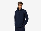 Felted Half Zip Polo - Knitwear | Sease