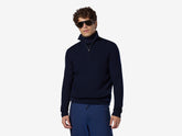 Waffle Half Zip Turtle Neck | Sease