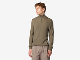 Waffle Half Zip Turtle Neck | Sease