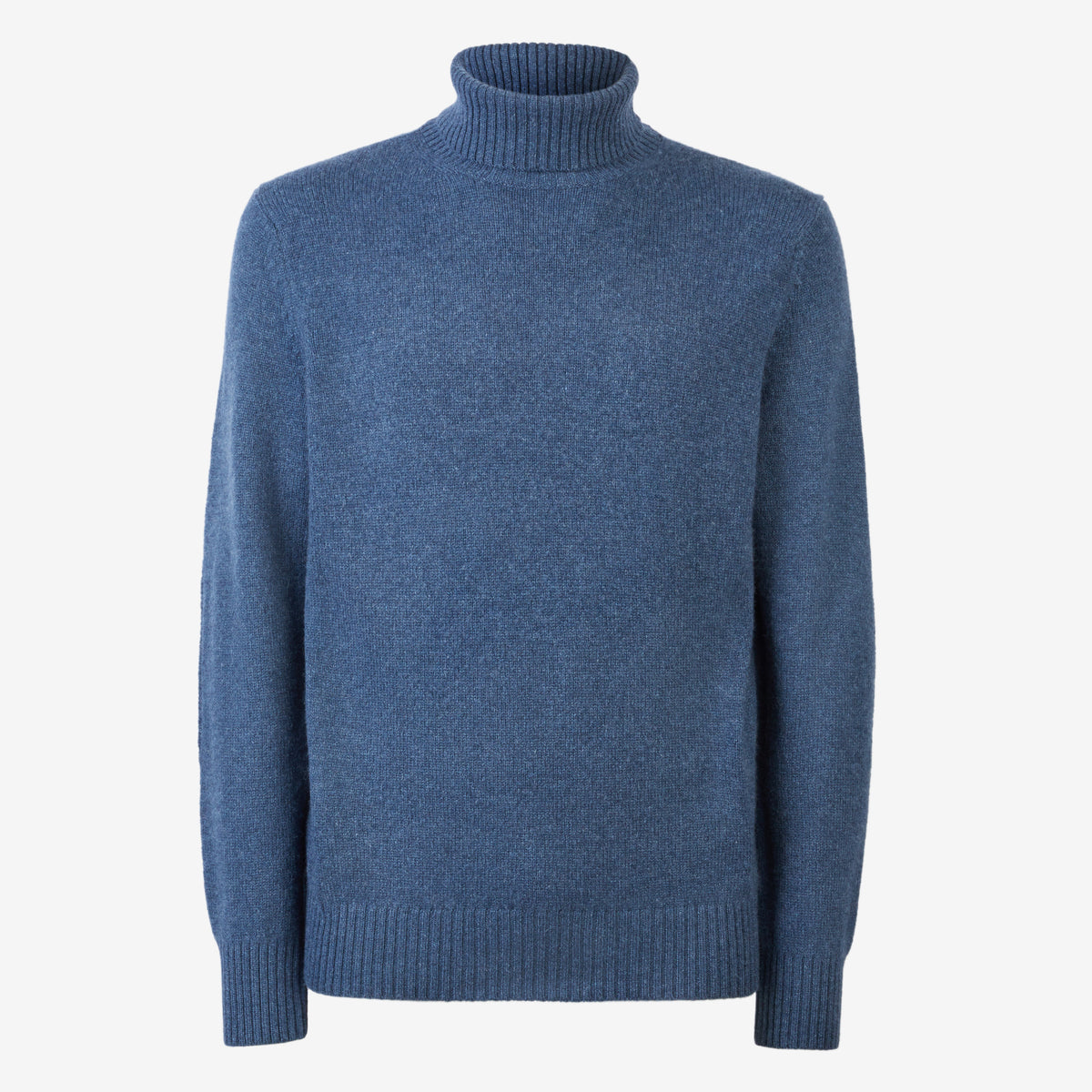 Sease Maglione in cashmere a collo alto - Blu Mid