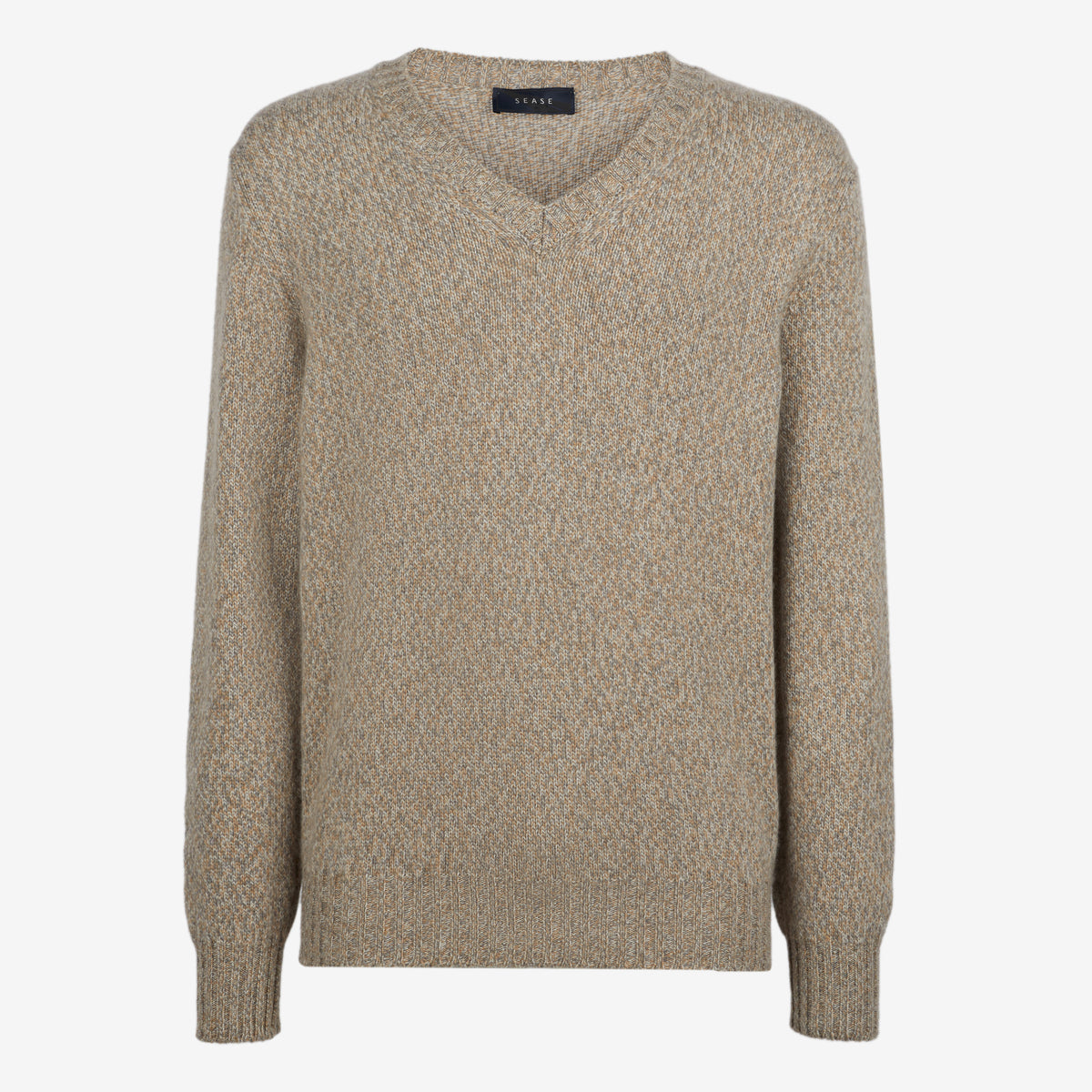 Sease Maglione in cashmere con scollo a V - Paglia