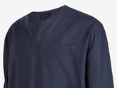 Camicia Blue Bar Canapa - Lini e Canape | Sease