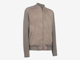 Knit Leather Bomber - URBAN SARTORIAL TECH | Sease