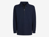 Felted Half Zip Polo - Knitwear | Sease