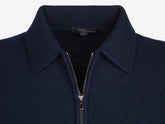 Felted Half Zip Polo | Sease