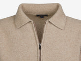Felted Half Zip Polo | Sease