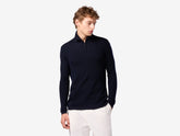 Waffle Half Zip Turtle Neck | Sease