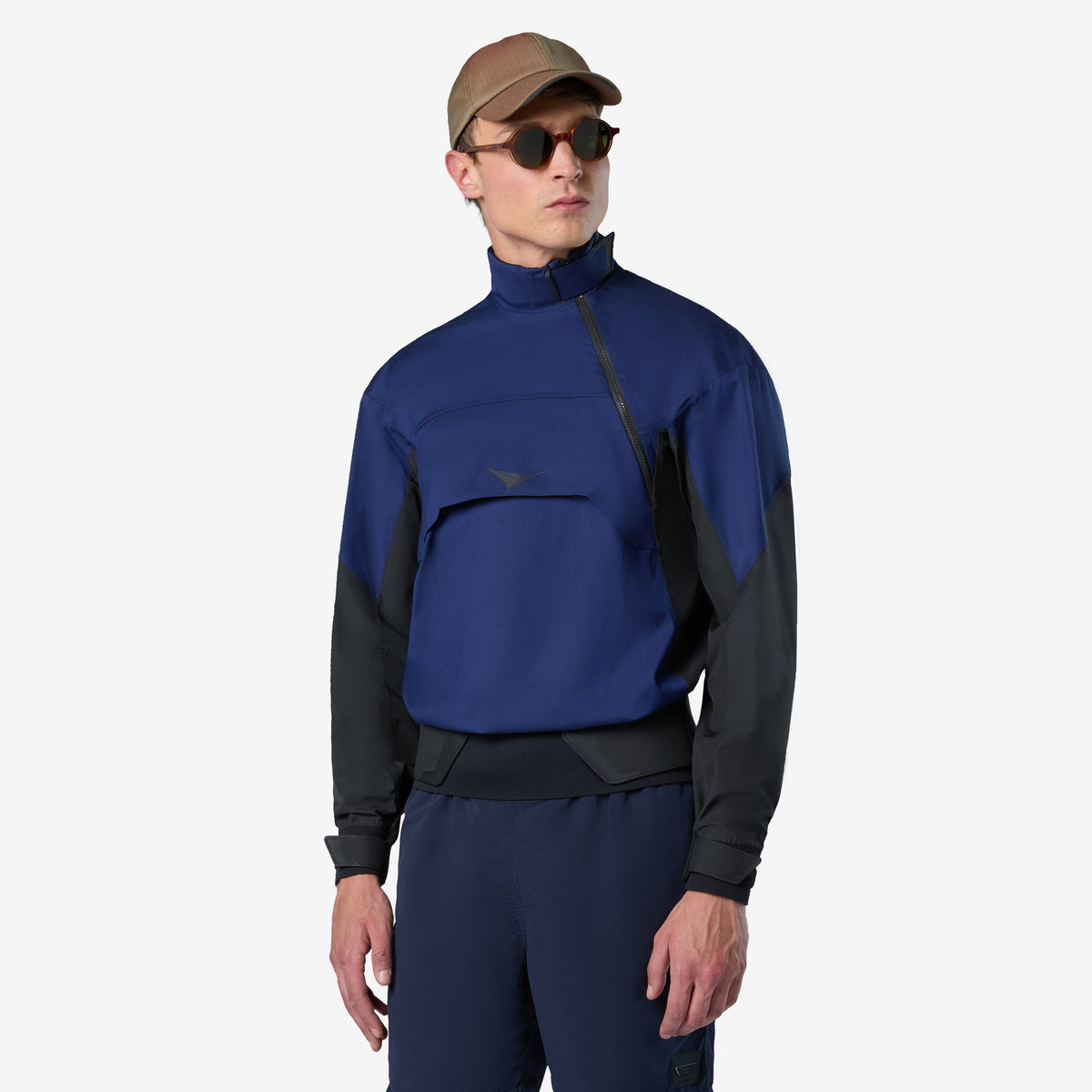 Solaro wool and bio-based nylon spraytop - blue | SEASE