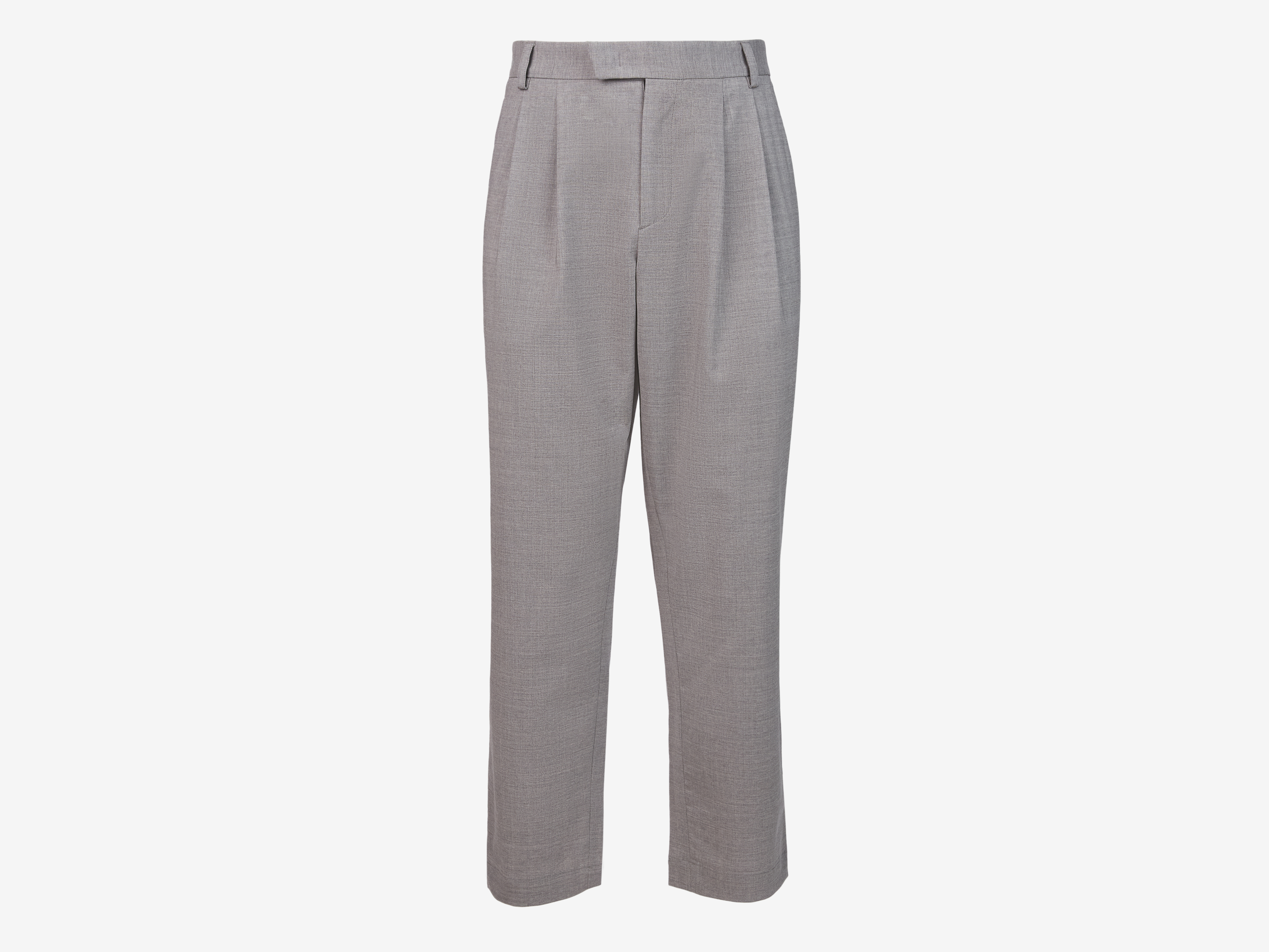 Stretch virgin wool suit pants - grey | SEASE